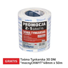 TAŚMA XL TYNKARSKA BIAŁA 48mm/50m ZESTAW 2+1
