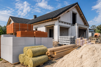 Materiały budowlane do budowy domu – kompletny poradnik od fundamentów po dach