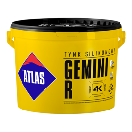 ATLAS TYNK GEMINI SILIK baza SZARA 25kg