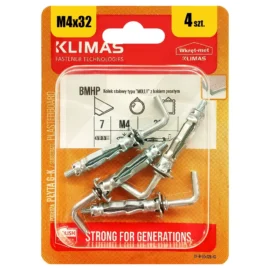 KOŁKI MOLLY HAK PROSTY 4X32 KLIMAS