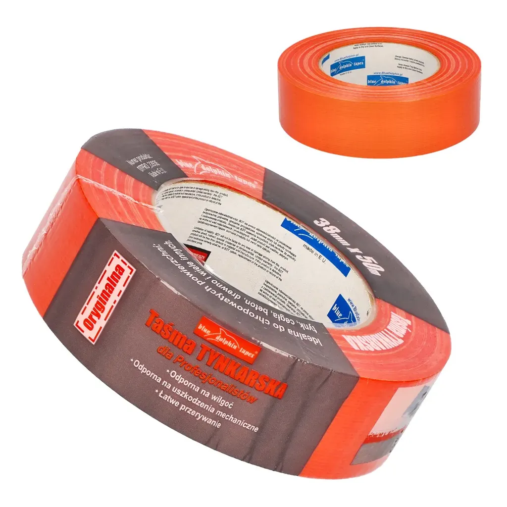 TAŚMA GRUBA POMARAŃCZOWA 38mm/50m xl-tape