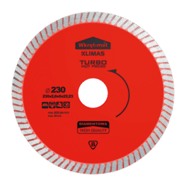 TARCZA 230 mm TURBO klimas