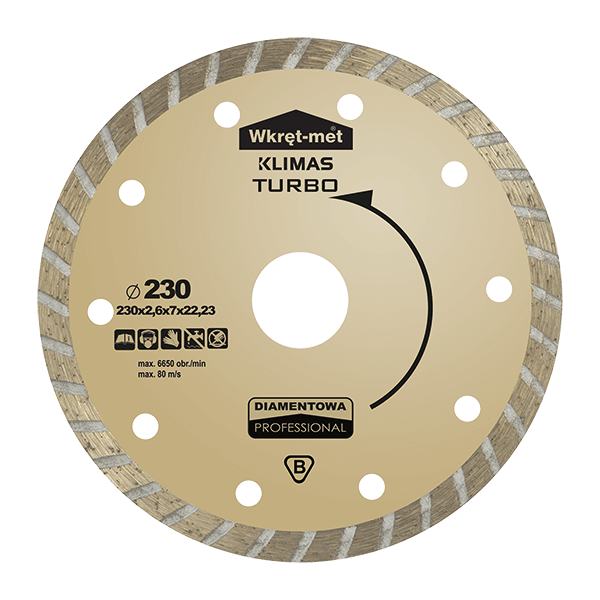 TARCZA DIAMENTOWA DO SZLIFOWANIA 125MM TURBO